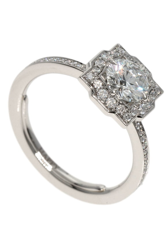 Pre-Owned Harry Winston Belle by Diamond Ring, Platinum PT950, Women's Ring