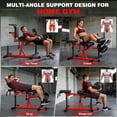 thumbnail image 2 of GIKPAL Leg Extension and Curl Machine,Quick Adjustment Multifunction Leg Curl Machine Leg Extension Machine and Lying Curl Machine for Home Gym, 2 of 8