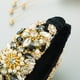 thumbnail image 3 of Qarigey Diadema barroca Tocados Diamantes Perla Cristal Cabello exagerado Brillante Temperamento hermoso Luz Pasarela de lujo Dama Accesorio para el cabello, 3 of 6