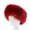 Wine Red, variant on Ladies Winter Faux Fur Soft Fluffy Cozy Warm Unisex Thick Furry Headband Winter Outdoor Earwarmer Empty Top Elastic Anti-slip Ski Hat