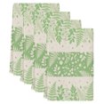 thumbnail image 2 of Beige Green Botanical Kitchen Towels Set of 4, Farmhouse Pastoral Leaves Burlap Absorbent Dish Towels for Kitchen, Microfiber Hand Towel, Quick Drying Tea Towel for Cleaning Decorative Dishcloths, 2 of 7