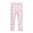 thumbnail image 4 of joogoo Girls' Leggings Floral with Heart Shape Yoga Pants 7-8T, 4 of 8