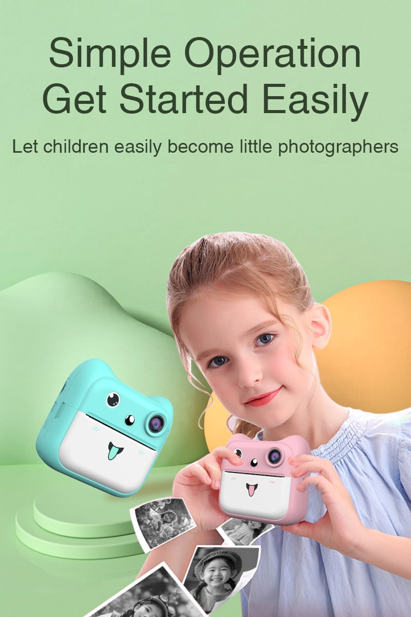 one-piece children's printer allows you to take photos and print them instantly, recording your growth and cherishing memories.