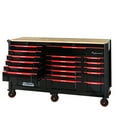 thumbnail image 3 of Noaman Heavy-Duty 19-Drawer Tool Cart with Locking Wheels, Mobile Storage Cabinet for Workshop or Laboratory, Black & Red, 3 of 8