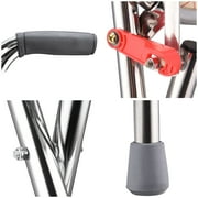 Yescom Medical Portable Folding Walking Stick with Seat Four Legged Travel Hiking Cane Chair Stool Eldely Care Aid