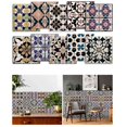 thumbnail image 3 of 20PCS Mandala Tile Stickers 6"x6" Peel and Stick,Removable Moroccan Wallpaper Wall Tile Decals Decor for Kitchen Bathroom Laundry Stair Fireplace Art Decor Tiles, 3 of 5