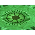 thumbnail image 1 of Ahgly Company Indoor Rectangle Patterned Green Area Rugs, 6' x 9', 1 of 1