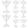 thumbnail image 1 of 8 vasos de plástico para cóctel, copas de vino, vasos irrompibles, vasos de Martini, vasos de whisky., 1 of 8