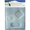 Resin Jewelry Reusable 4-Cavity Plastic Mold, 4-3/4" x 7"