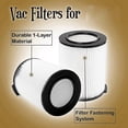 thumbnail image 2 of Vf4000 Replacement Hepa Filter Compatible For Vf4000 Wet Dry 5 To 20 Gallon Vacuum Cleaner Accessor Hy, 2 of 5