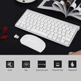 thumbnail image 3 of Wireless Keyboard and Mouse Combo,Multi-Functional Slim Waterproof 2.4GHz Wireless Keyboard and Mouse Kit for Desktop, 3 of 5