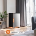 thumbnail image 5 of 3.2 Cu.Ft Mini Fridge with Freezer Single Door Small Refrigerator with Adjustable Thermostat for Apartment,Dorm, Office, Silvery, 5 of 6