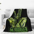 thumbnail image 6 of 3 Doors Downs Blanket Throw Bedding Room Decor Flannel Blankets for Bed Sofa Warm Blankets 40"x30", 6 of 6