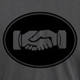 thumbnail image 3 of CafePress - Psi Upsilon Handshake T Shirt - Mens Comfort Colors Shirt, 3 of 5