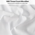 thumbnail image 5 of Lirex Pillow Cases Set, 2-Pack Standard Size 20x26 inches, Brushed Microfiber for Cozy Bedroom,White, 5 of 7