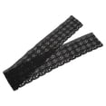 thumbnail image 2 of Craft Lace, Durable Reusable Clear Pattern Lace Ribbon Fine Workmanship Exquisite Beautiful  For DIY Curtain For Clothing Decoration Beige,Black, 2 of 8