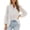 White, variant on Boho Tops for Women Puff Long Sleeve Flowy Blouses V Neck Swiss Dot Dressy Casual Shirts Trendy Outfits,S,Blue