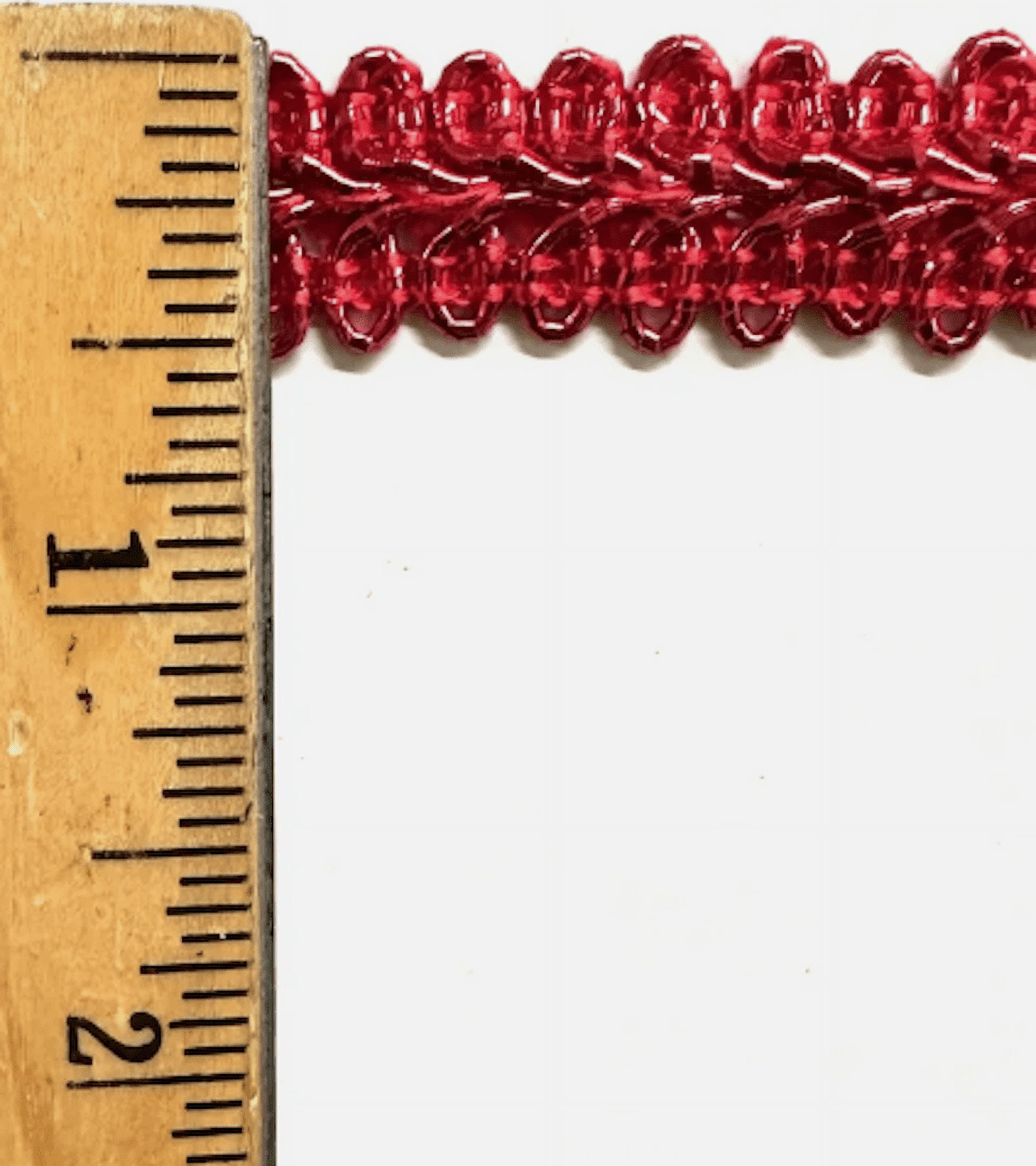 1/2" Metallic French Chinese Braid Gimp Trim - 10 Continuous Yards!