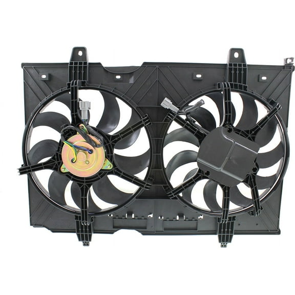 Cooling Fan Assembly Compatible with NISSAN ROGUE 2008-2013/ROGUE SELECT 2014-2015 Dual Fan