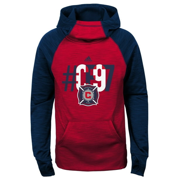 Adidas MLS Youth Girls Chicago Fire Target Forward Pullover Hoodie