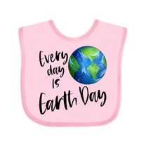 Inktastic Every Day is Earth Day Boys or Girls Baby Bib