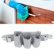 thumbnail image 5 of Cinturón de herramientas de jardín Bolsa de herramientas de jardinería de tela Oxford impermeable para acampar en familia Bolsa de cintura específica para trabajadores de limpieza (gris), 5 of 5