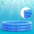 thumbnail image 3 of Garden Round Inflatable Swimming Pool, Portable Kids Water Center for Indoor/Outdoor Use, 3 of 5