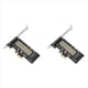 thumbnail image 1 of 2X Tarjeta Vertical M2 NVME Tarjeta Vertical M2 NVME una Pcie X1 Tarjeta de ExpansióN de Unidad de Estado SóLido M2 Sin Controlador para WIN10, 1 of 5