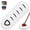White for EasyWring, variant on GFRED 3-Pack Microfiber Spin Mop Replacement Heads for O-Cedar EasyWring 1-Tank System