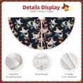 thumbnail image 3 of Sikiie Cartoon Sharks Nativity Christmas Tree Skirt, Jesus Christian Winter Holiday Tree Mat Decoration(30-48IN)30", 3 of 6