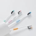 thumbnail image 2 of 4Pcs DR·BEI Toothbrushes Eco-friendly Lightweight Hand-held Manual Tooth Cleaner Brushes for Holiday, 2 of 8
