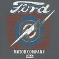 thumbnail image 3 of Ford F-100 Lightning Bolt Gear FoMoCo V-Neck T-shirt Vintage Classic Pickup Truck 1953 Iconic Retro Emblem Tee, 3 of 7