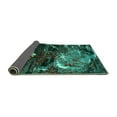 thumbnail image 2 of Ahgly Company Indoor Rectangle Abstract Turquoise Blue Modern Area Rugs, 5' x 7', 2 of 4