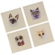 thumbnail image 2 of Patrón de Los Gatos Retro Mano Paño de Teñido a Mano DIY Tela Costura Artesanía 15x1 Baoblaze Tejido, 2 of 8