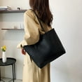 thumbnail image 2 of LHSHID Woman Tote Bags Large Capacity Shopper Designer Handbags For Women Fashion Stone PU Leather Casual Luxury Shoulder Women's Bags, 2 of 6