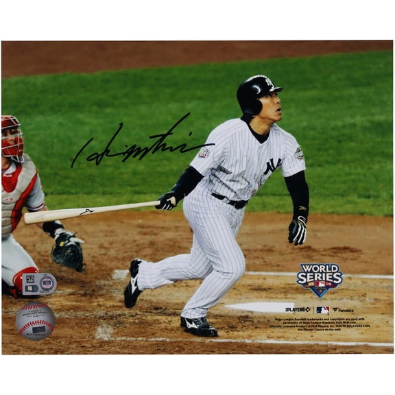 Hideki Matsui New York Yankees Autographed 8" x 10" 2009 World Series Hitting Photograph - Fanatics Authentic Certified