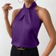 thumbnail image 4 of Blusas para las Mujeres Casual Verano Botón Sólido sin Mangas, Blusas sin Mangas para las Mujeres Ligero Verano Uso Diario, 4 of 6