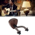 thumbnail image 1 of Guitar Hanger, Guitar Neck Hanger Wall Mount Hook Stand With Wooden Base String Instrument Holder For Bass Banjo Violin, 1 of 8