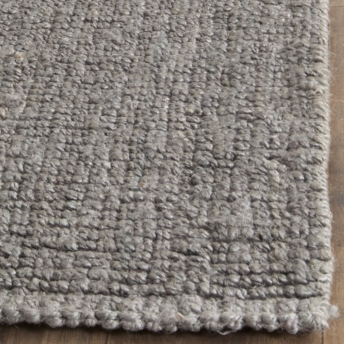 Safavieh Natural Fiber Levi Solid Runner Rug, Light Gray, 2'6" x 12'