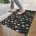 thumbnail image 4 of Black Cartoon Unicorn Lightning Pattern Door Rugs,Washable Non Slip Door Mats Indoor,Decorative Door Mats,Entry Mat Indoor for Entrance,Bedroom,Kitchen,Bathroom,17"x30", 4 of 6
