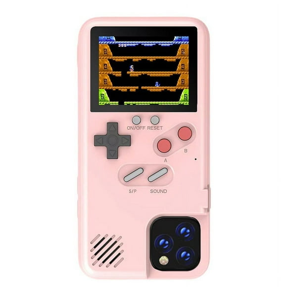Compatible with iPhone 13 Women Case with Game Play, Retro Gameboy Case for iPhone 13, Classic Gaming Phone Case Cute Case for iPhone 13 Pink