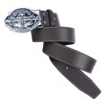 thumbnail image 3 of Cinturones de herramientas de carpintero para hombres Hombres Águila Cuero cinturo Correa Formal Banda Negocio Cinturón Hebilla - se describe marrón Magideal Cinturones de herramientas de carpintero para hombres, 3 of 4
