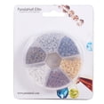 thumbnail image 3 of 1Box 6 Colors Iron Plated Open Jump Rings 8mm Diameter Wire 21-Gauge Jewelry Making Findings 2300Pcs Mixed Color 5x0.7mm 21 Gauge Inner Diameter: 3.6mm 2300pcs/box, 3 of 4