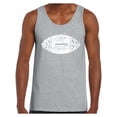 thumbnail image 1 of Awkward Styles Men's American Football Dad Vintage Graphic Tank Tops White Sporty Father's Day Gift, 1 of 4