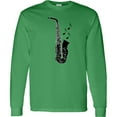 thumbnail image 3 of Inktastic Saxophone Musician Band Idea Long Sleeve T-Shirt, 3 of 5