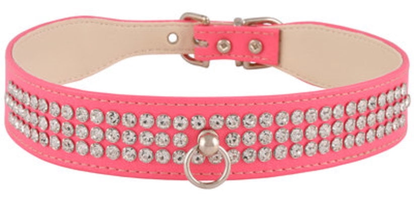 rhinestone dog collars and leashes