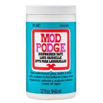 Mod Podge Dishwasher Safe Sealer, Glue, and Finish, 32 fl oz