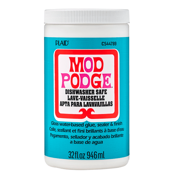 Mod Podge Dishwasher Safe Sealer, Glue, and Finish, 32 fl oz