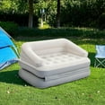 Alwyn home 2in1 queen inflatable sofa bed with headboard and pump