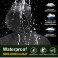 thumbnail image 2 of APEXUP Packable Rain Jacket, Waterproof Lightweight Hooded Raincoat with Reflective, 3X-Large, 2 of 7